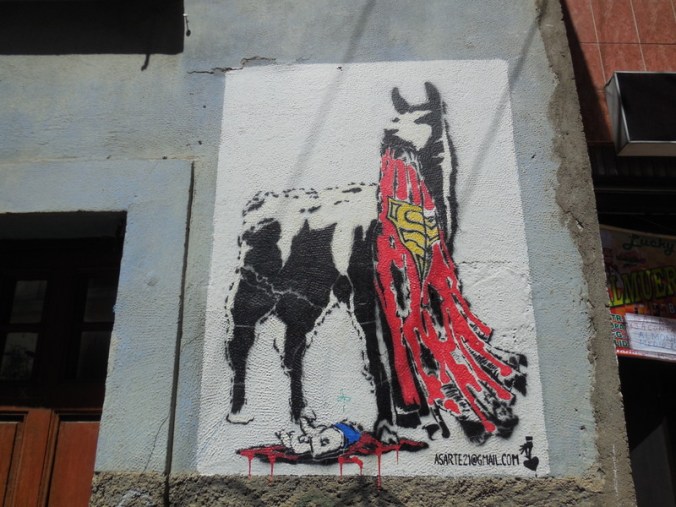 Jolly Llama eats Superman