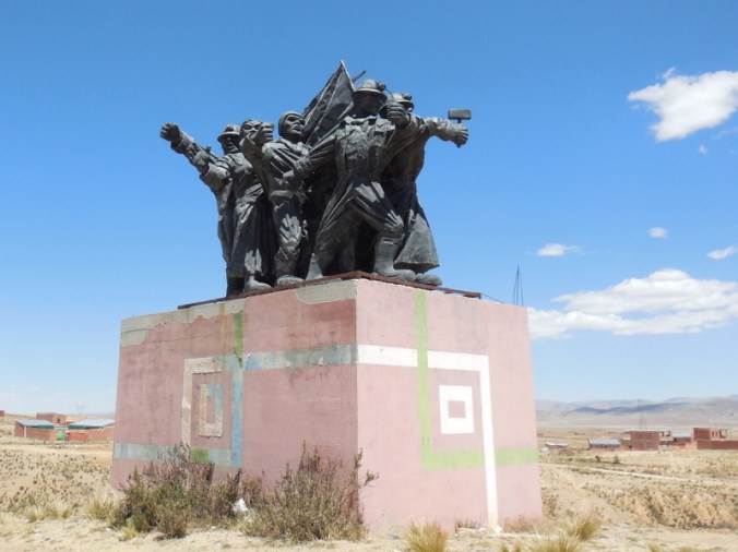 Miners monument on highway 1