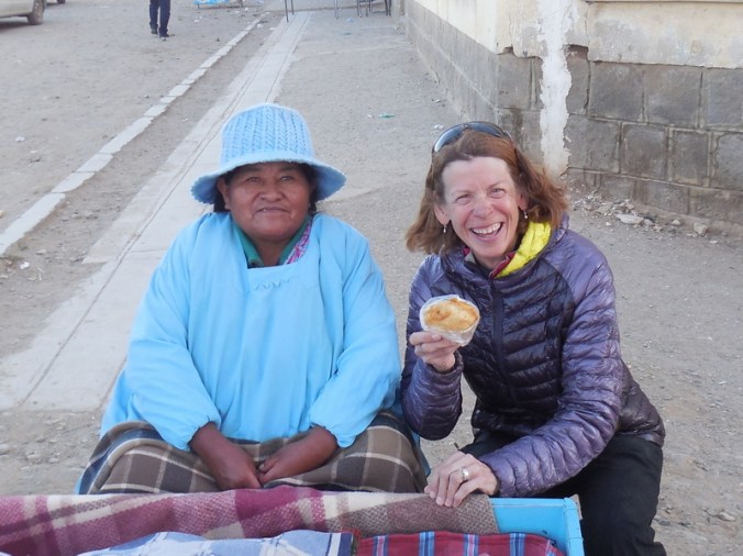 Rica and lard bun seller