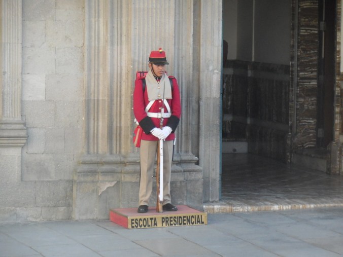 Shooting guard at the Presidential palace