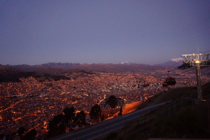 Sunset in La Paz