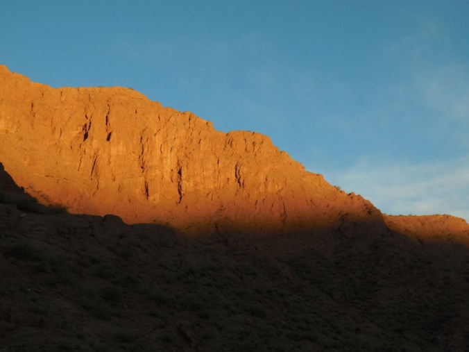 Sunset over Tupiza last night