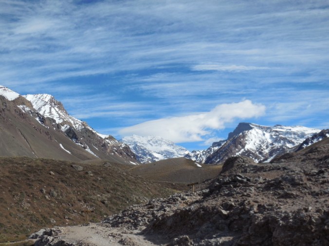 Aconcagua in the clouds 2