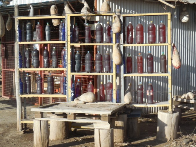 Roadside wine seller