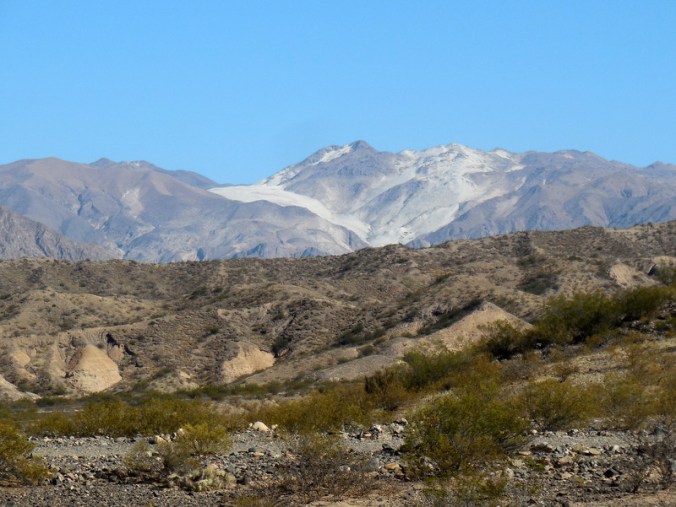 Snow on the mountains