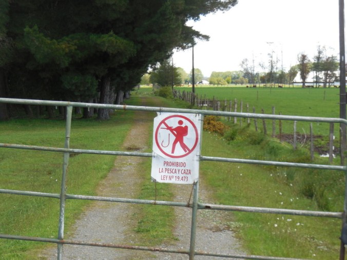 No fishing or hunting