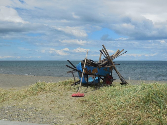 Punta Arenas street art - by mowing crew