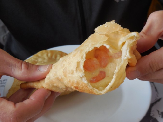 Seafood empanadas
