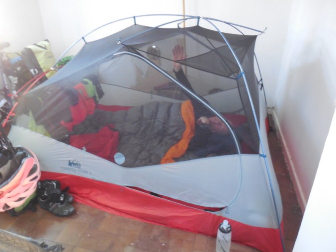 Tent in room