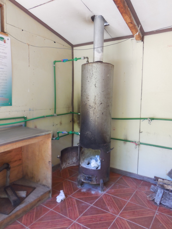 Hot water heater - we used it