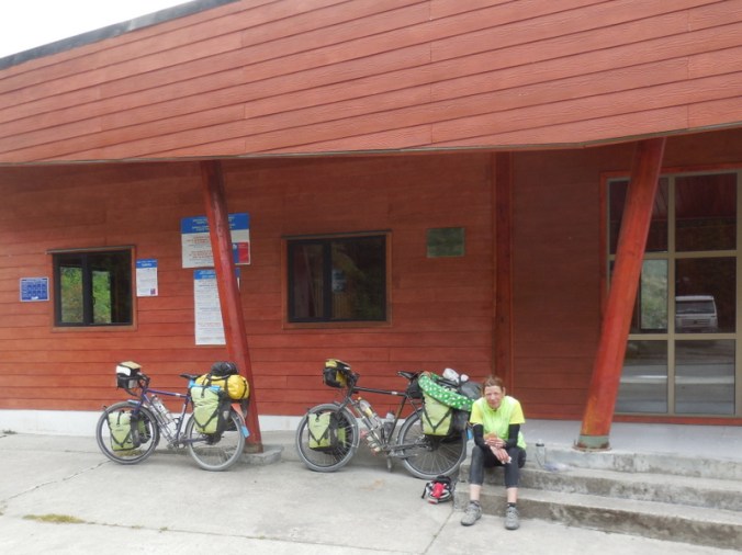 Puerto Yungay ferry building