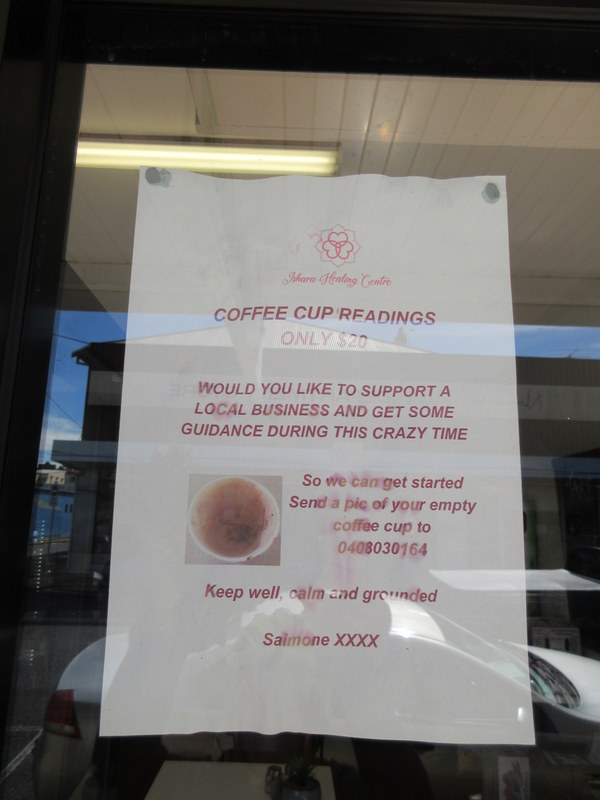 20 bucks to read your coffee