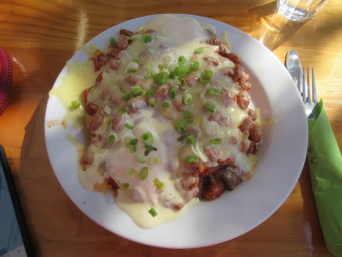 Lunch - beans on toast