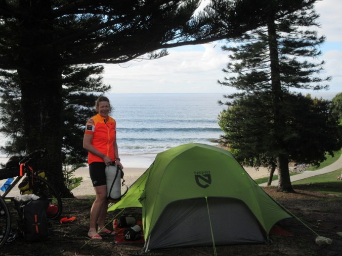 Our campsite - no photo shop