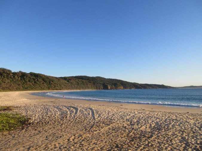 Seal Rocks Beach in the morning