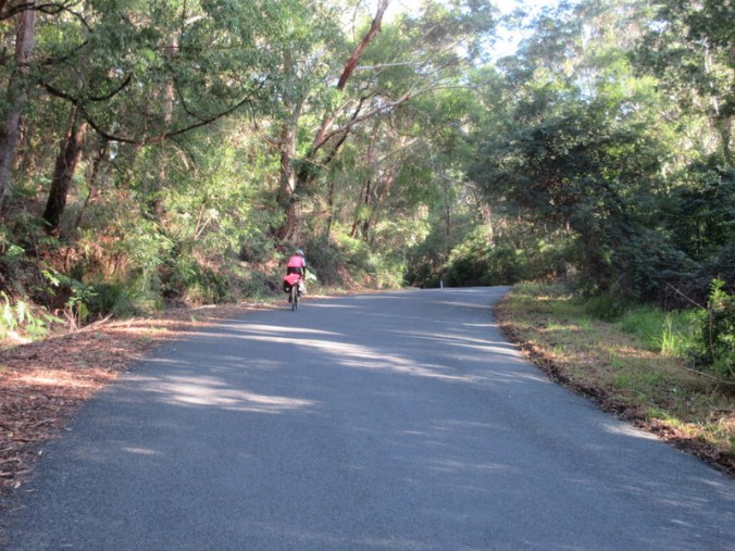Steep climb out of Seal Rocks