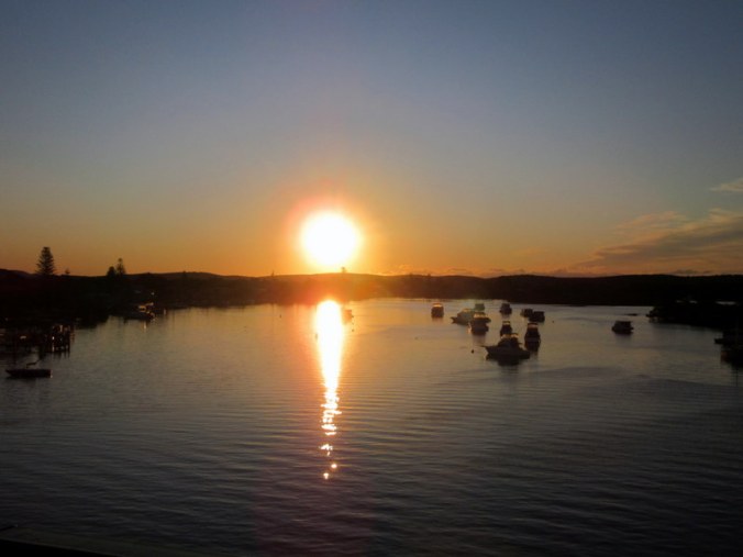 Sunset at Tea Gardens